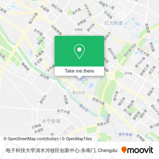 电子科技大学清水河校区创新中心-东南门 map