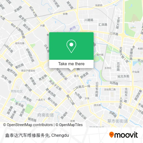 鑫泰达汽车维修服务先 map