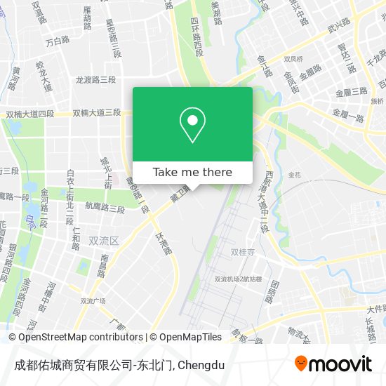 成都佑城商贸有限公司-东北门 map