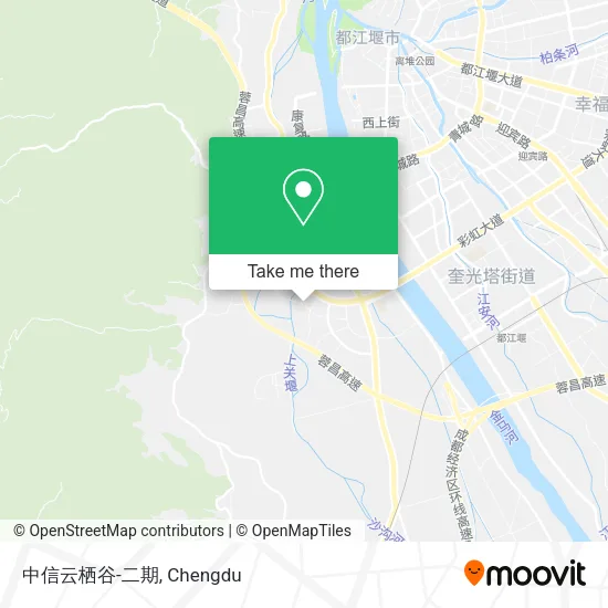 中信云栖谷-二期 map