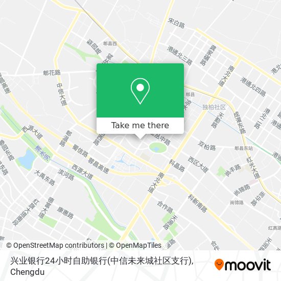 兴业银行24小时自助银行(中信未来城社区支行) map