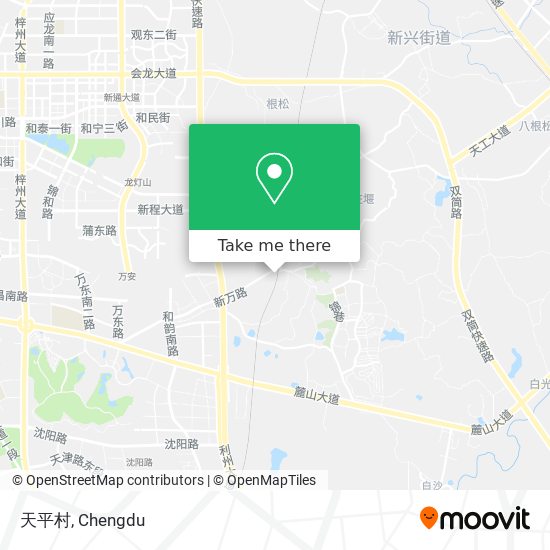 天平村 map
