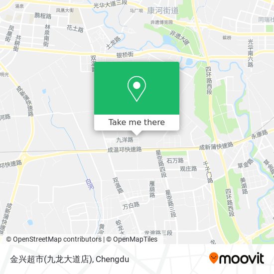 金兴超市(九龙大道店) map
