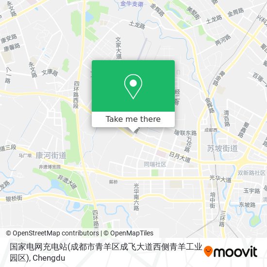 国家电网充电站(成都市青羊区成飞大道西侧青羊工业园区) map