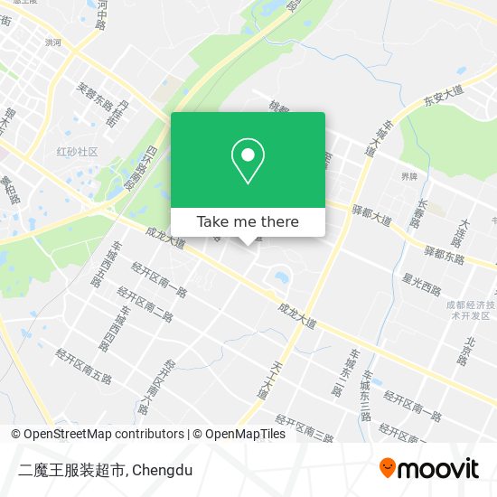 二魔王服装超市 map