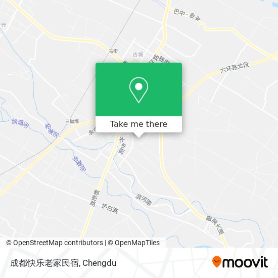 成都快乐老家民宿 map