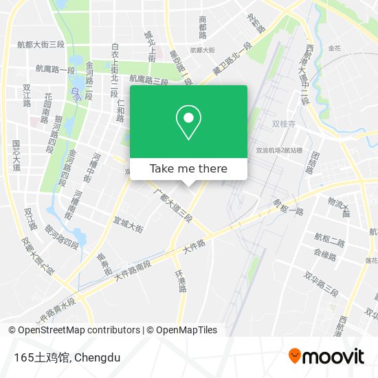 165土鸡馆 map