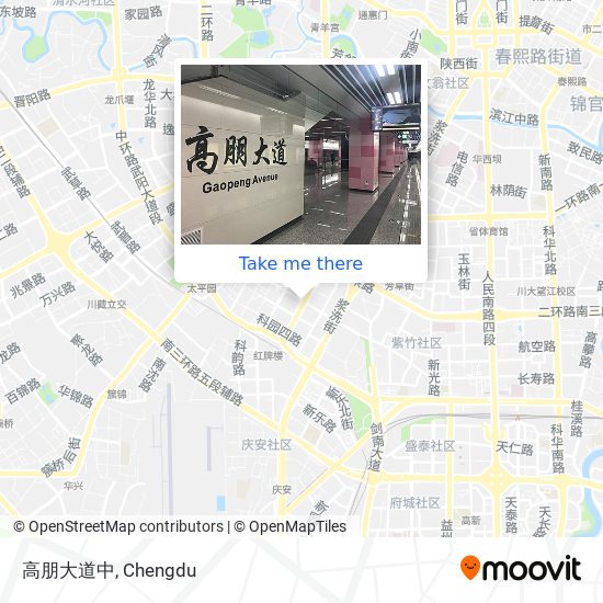 高朋大道中 map