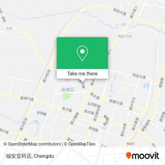 福安堂药店 map