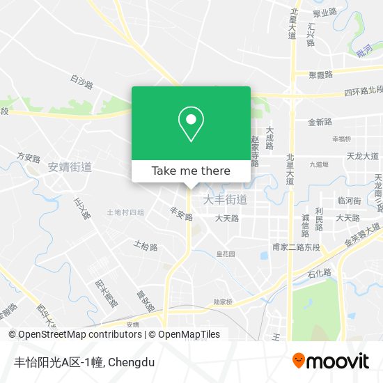 丰怡阳光A区-1幢 map