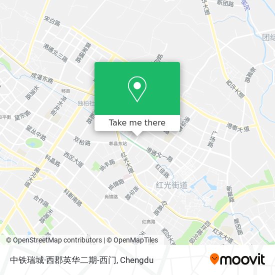 中铁瑞城·西郡英华二期-西门 map