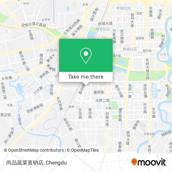 尚品蔬菜直销店 map