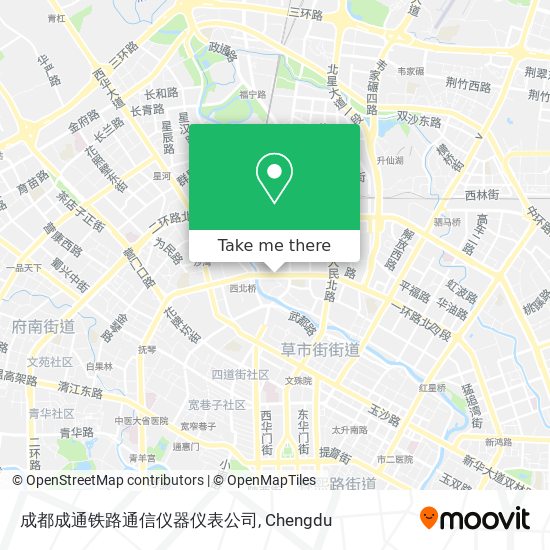成都成通铁路通信仪器仪表公司 map