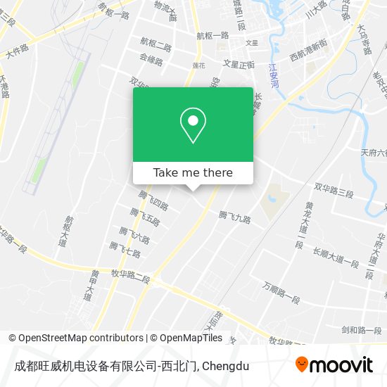 成都旺威机电设备有限公司-西北门 map