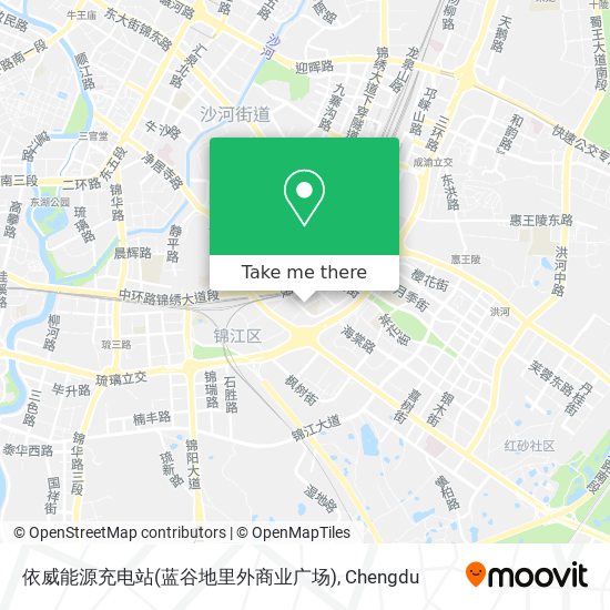 依威能源充电站(蓝谷地里外商业广场) map