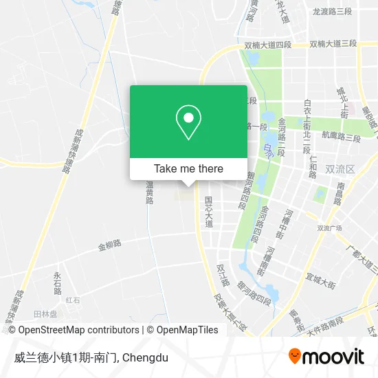 威兰德小镇1期-南门 map