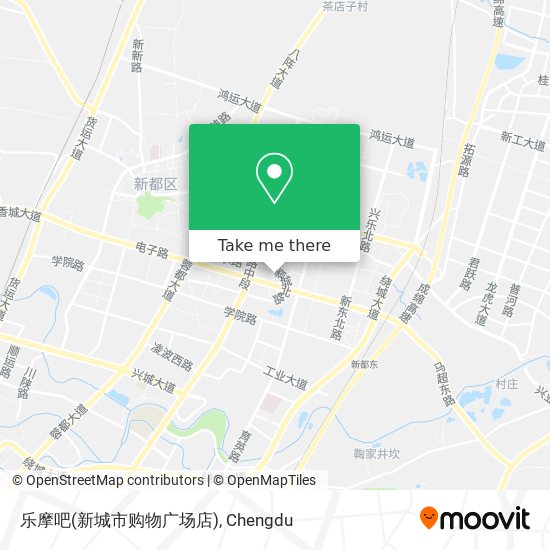 乐摩吧(新城市购物广场店) map