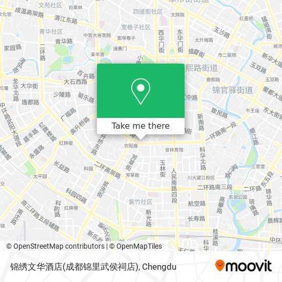锦绣文华酒店(成都锦里武侯祠店) map