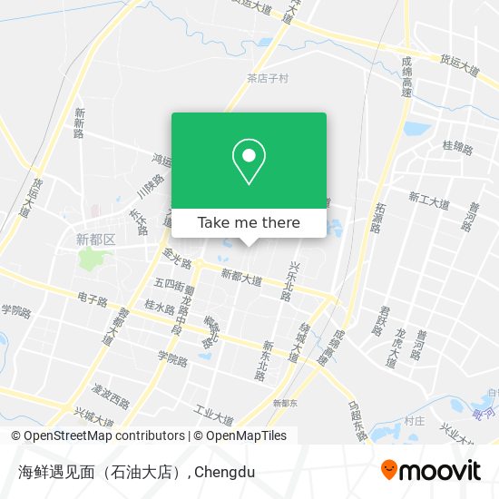 海鲜遇见面（石油大店） map