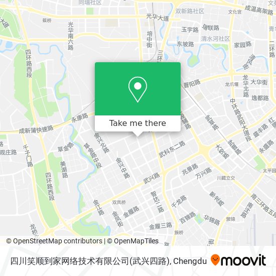 四川笑顺到家网络技术有限公司(武兴四路) map