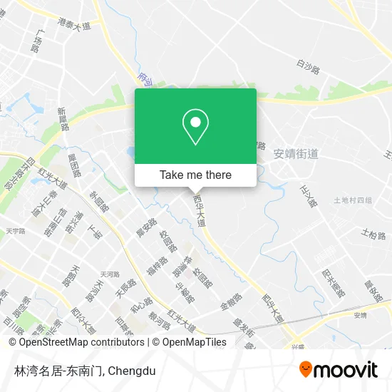 林湾名居-东南门 map