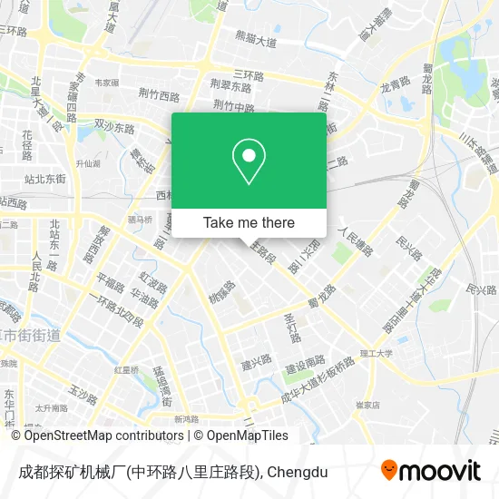 成都探矿机械厂(中环路八里庄路段) map