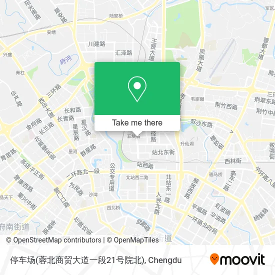 停车场(蓉北商贸大道一段21号院北) map