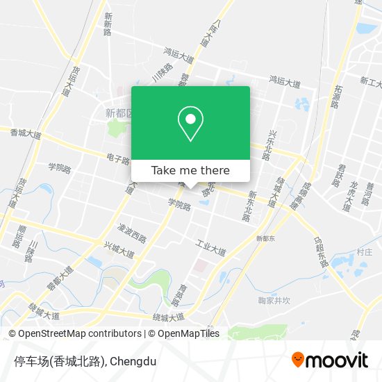 停车场(香城北路) map