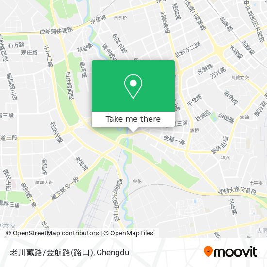 老川藏路/金航路(路口) map