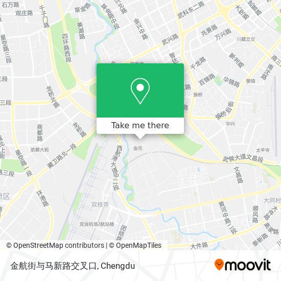 金航街与马新路交叉口 map
