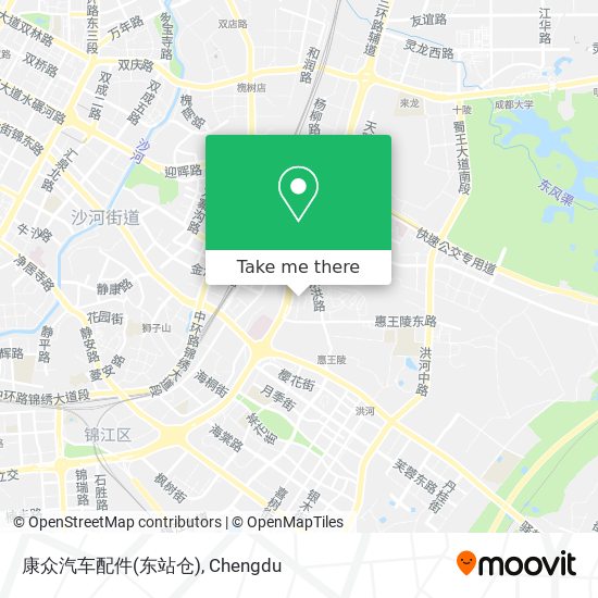康众汽车配件(东站仓) map