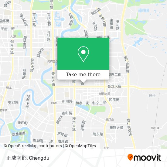 正成南郡 map