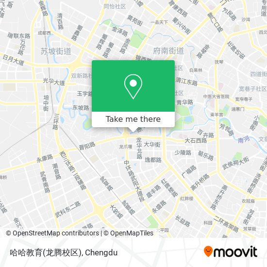 哈哈教育(龙腾校区) map