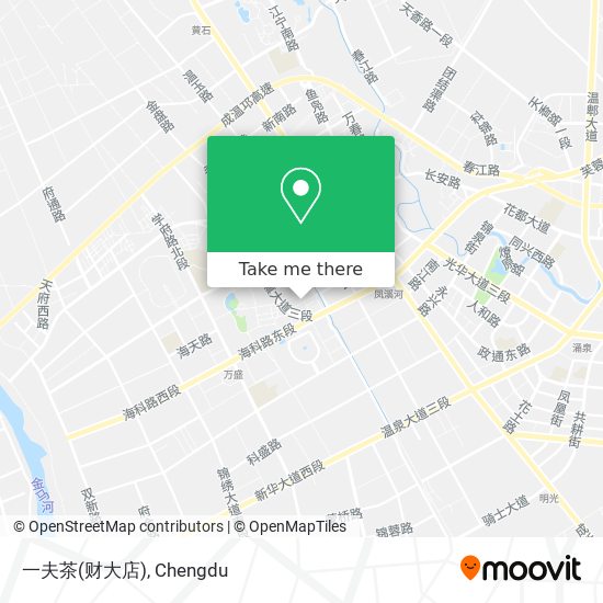 一夫茶(财大店) map