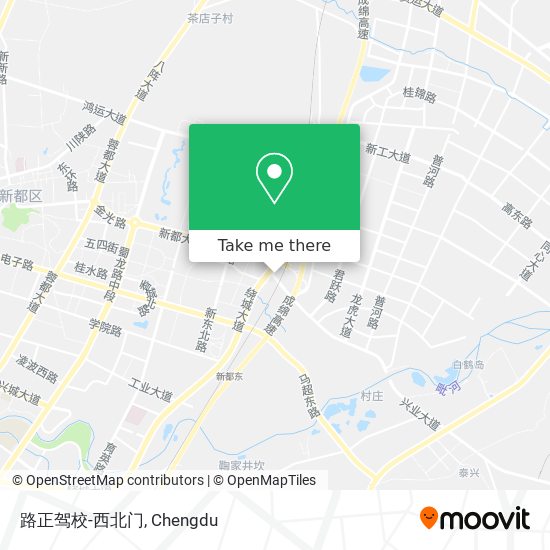 路正驾校-西北门 map