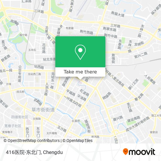 416医院-东北门 map
