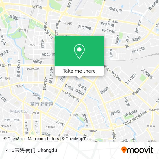 416医院-南门 map