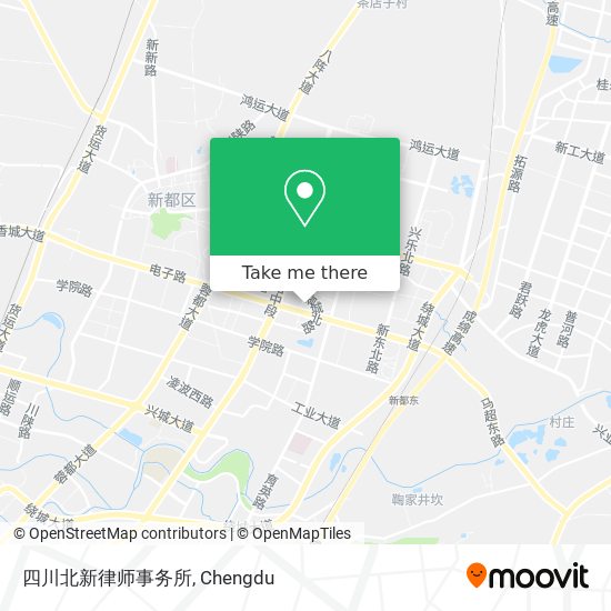 四川北新律师事务所 map