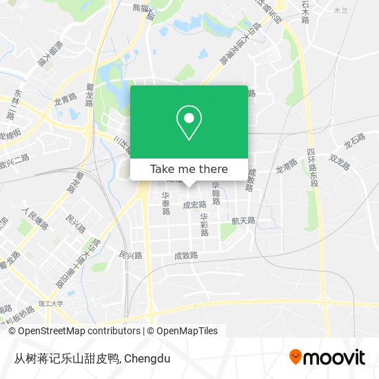 从树蒋记乐山甜皮鸭 map