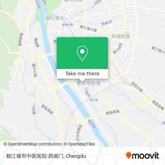 都江堰市中医医院-西南门 map