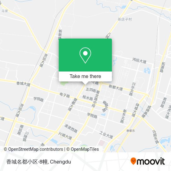 香城名都小区-8幢 map
