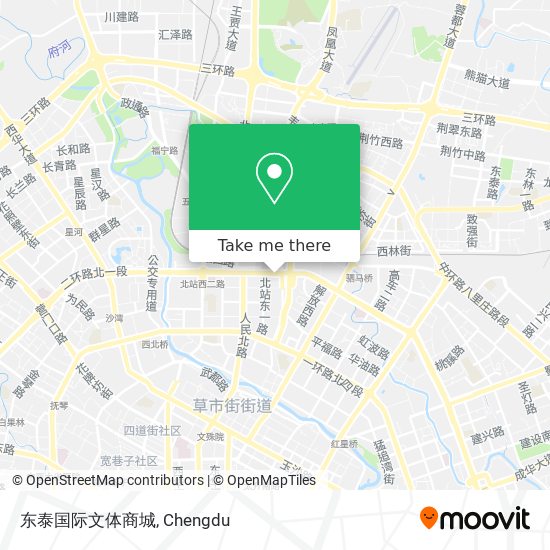 东泰国际文体商城 map