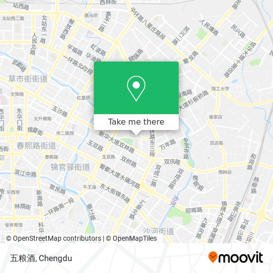 五粮酒 map
