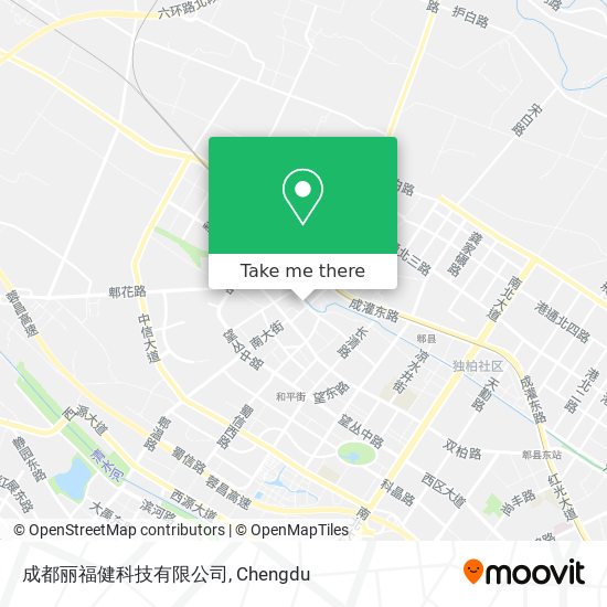 成都丽福健科技有限公司 map