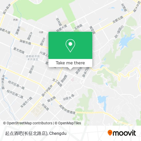 起点酒吧(长征北路店) map