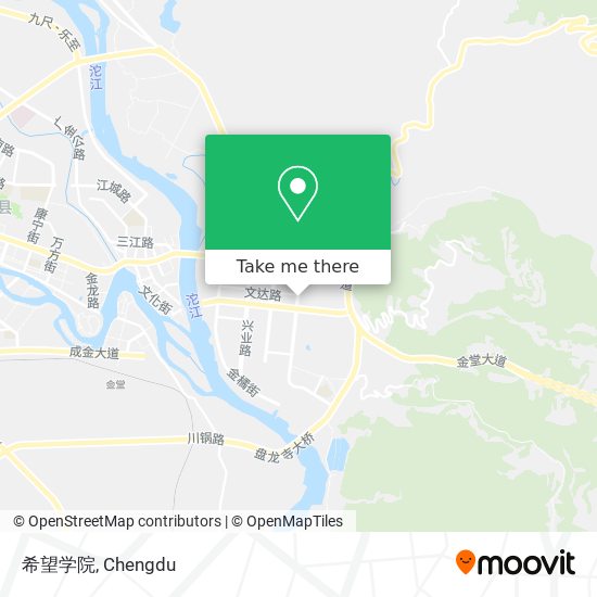 希望学院 map
