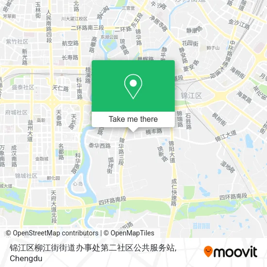 锦江区柳江街街道办事处第二社区公共服务站 map
