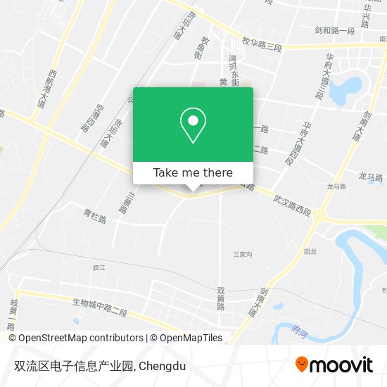 双流区电子信息产业园 map