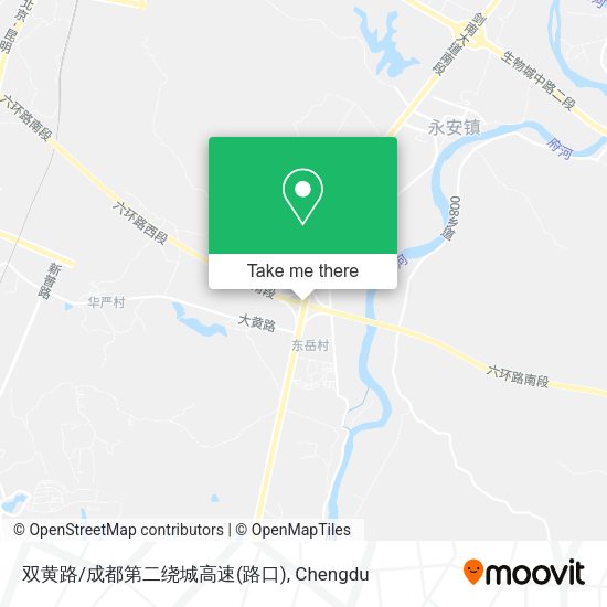 双黄路/成都第二绕城高速(路口) map