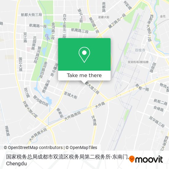 国家税务总局成都市双流区税务局第二税务所-东南门 map